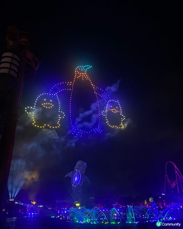 珠海長隆海洋王國:有好多刺激嘅機動遊戲,有一個我驚到只敢玩一...