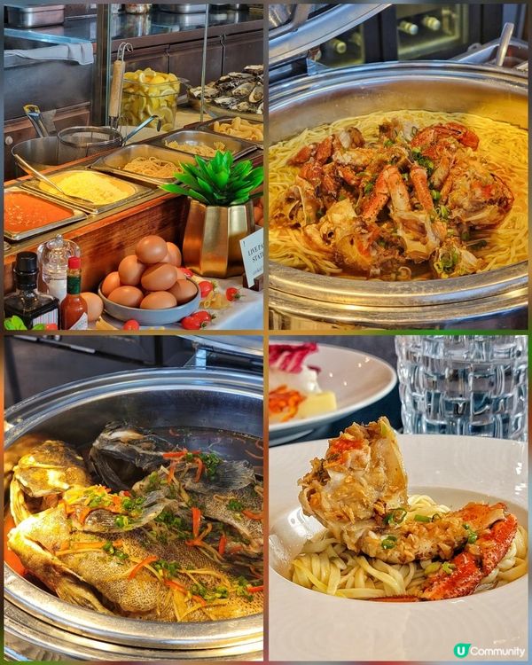 中環自助餐任食高質冷熱盤海鮮和牛限時優惠-麵包蟹勁邪惡