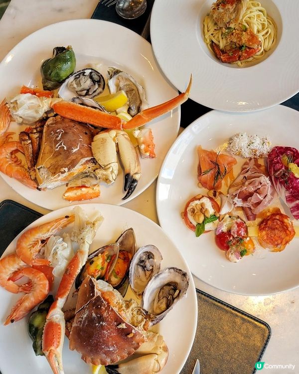 中環自助餐任食高質冷熱盤海鮮和牛限時優惠-麵包蟹勁邪惡