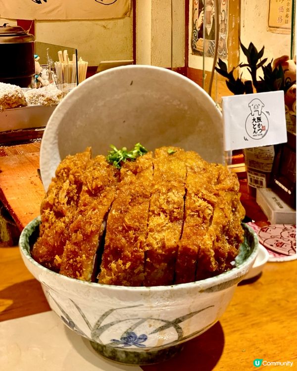 ✨大阪🇯🇵-⚠️💬大過拳頭巨厚豬扒飯⁉️💢網上食評兩極⁉️🔍含菜單💡