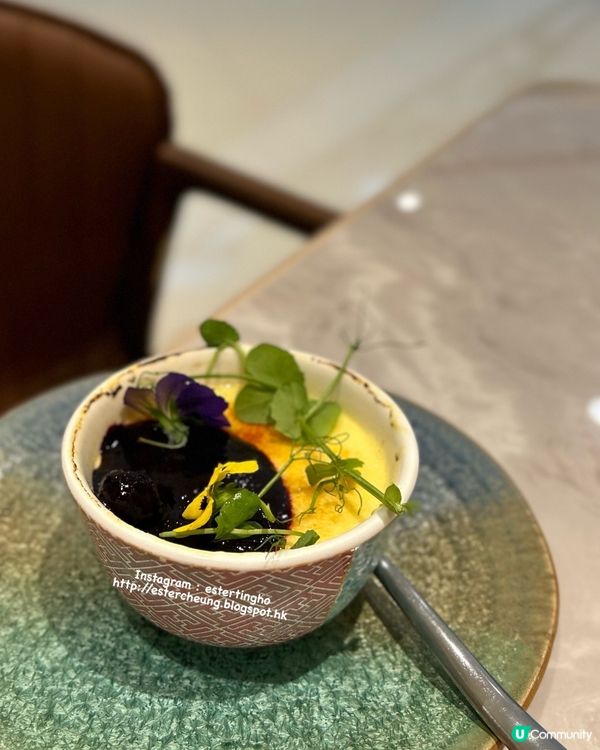 超滿足的甜品 💕 藍莓焦糖燉蛋 