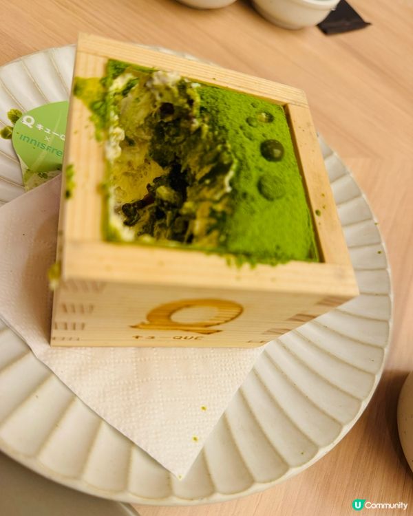 Que x INNISFREE— 秋日限定抹茶甜品套餐🍵