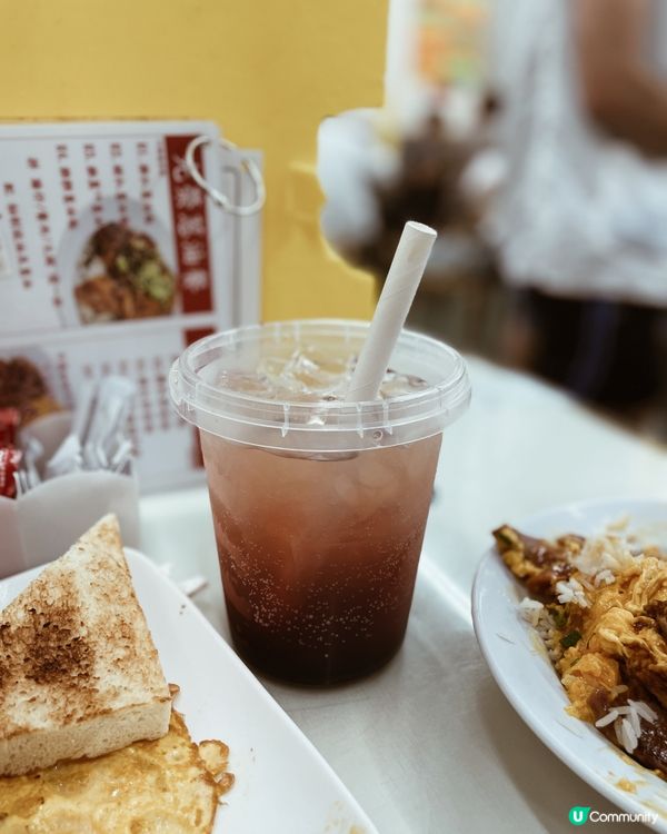 旺角抵食懷舊港式茶餐廳 超大桶一公升特飲 跟餐+$12就飲到