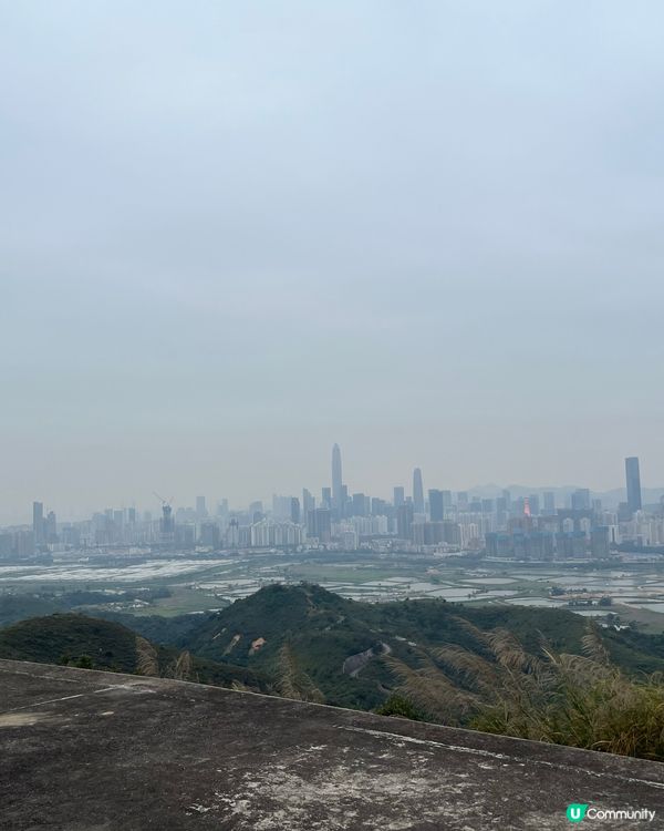 上水行山打卡 ⛰️ 大石磨山頭靚景 📸
