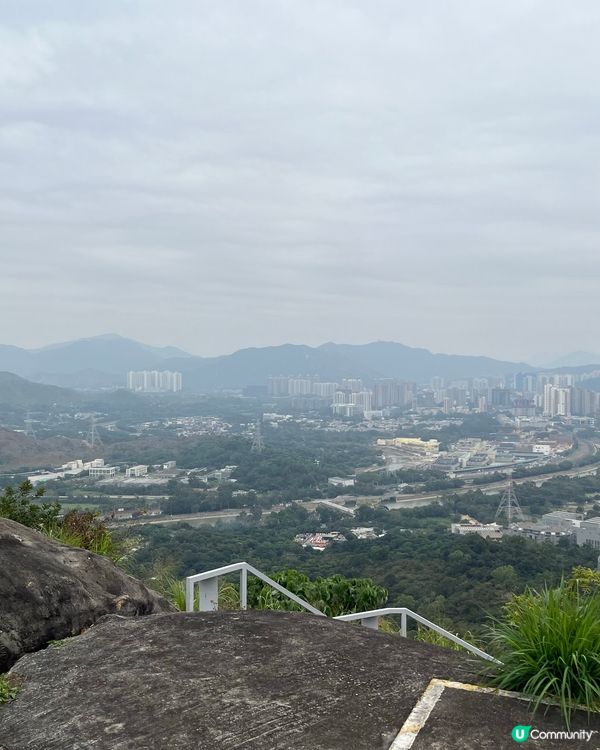 上水行山打卡 ⛰️ 大石磨山頭靚景 📸