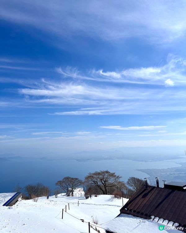 日本滋賀縣琵琶湖💙超美雪景⛄️
