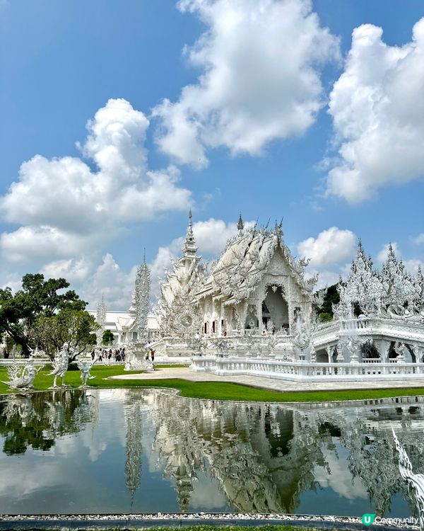 清邁🇹🇭穿泰服遊白廟🤍🫶🏻