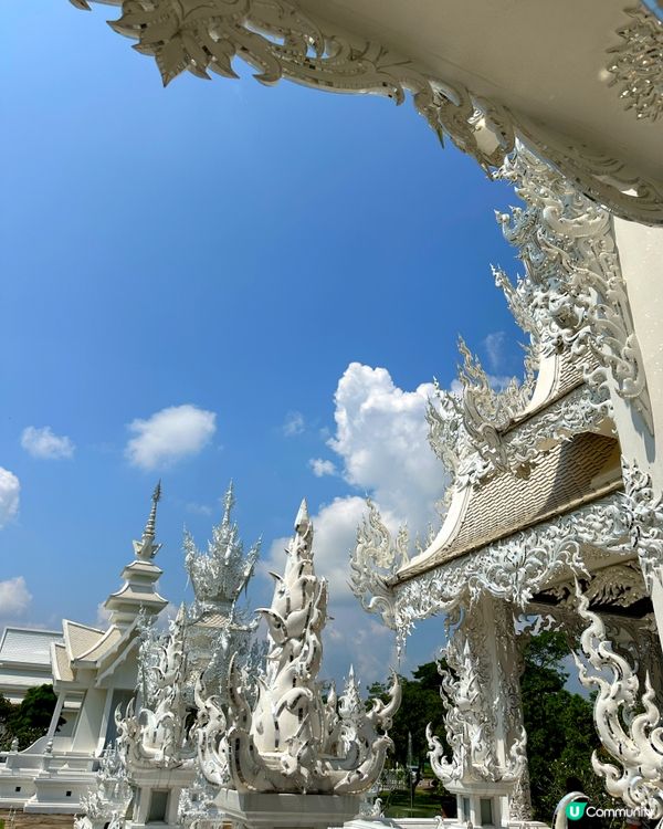 清邁🇹🇭穿泰服遊白廟🤍🫶🏻