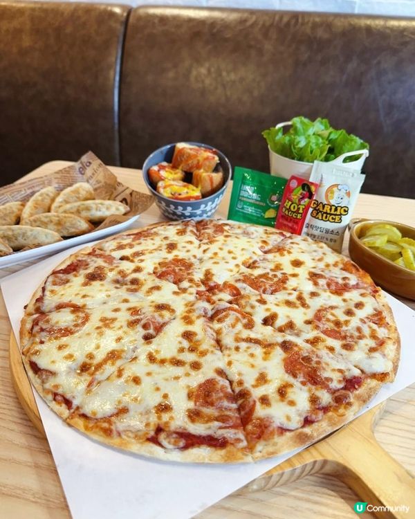 抵食夾大件 ♥ 食Pizza送薯條或熱狗！►馬鞍山Busan Chicken Pizza