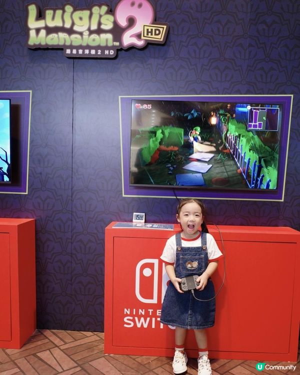 香港商場打卡｜親子活動推介｜Airside x 任天堂人氣遊戲《路易吉洋樓2 HD》｜免費遊戲試玩體驗區
