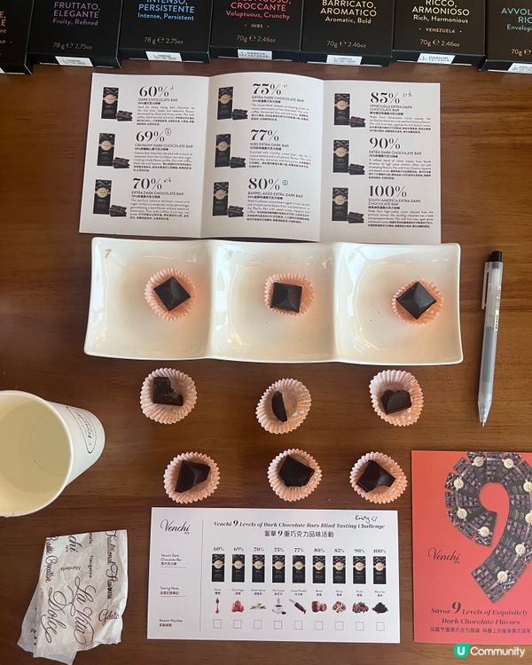 Venchi奢華九重黑朱古力品味活動🍫