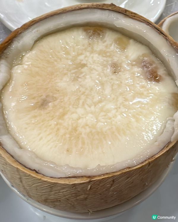 桃膠椰皇燉蛋白