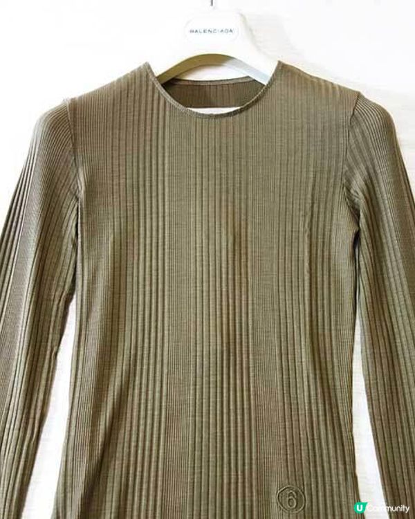 MM6 綠色長袖上衣（經Funbid入手）