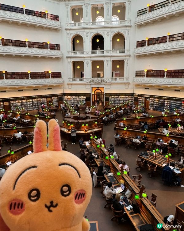 澳洲墨爾本打卡熱點 維多利亞州立圖書館