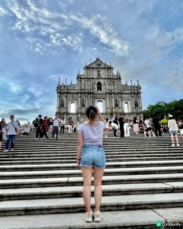 ## 澳門必去打卡點！大三巴牌坊 & 大三巴街 📸