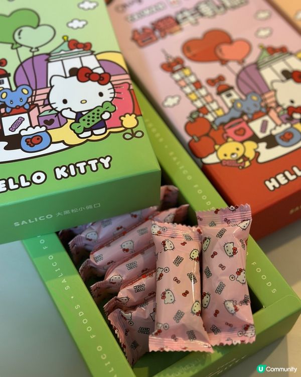 台灣hello kitty聯乘牛軋糖禮盒