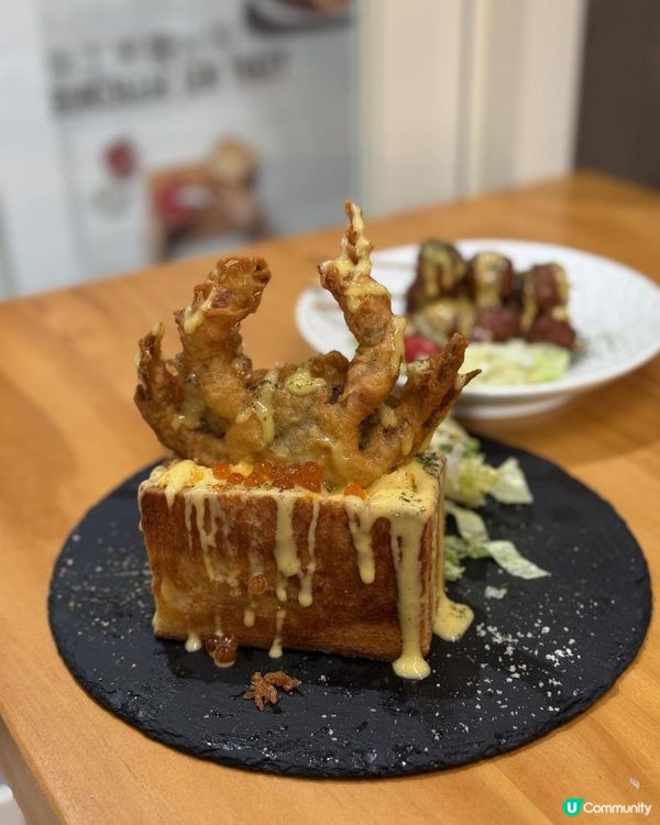 🌟高質cafe推介！吸睛栗子窩夫同軟殼蟹盒子土司