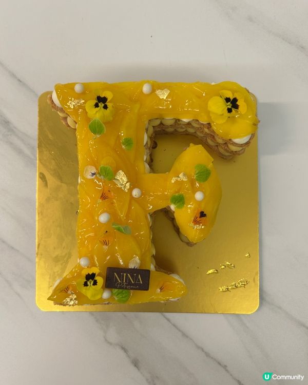 經濟版拿破崙字母蛋糕🎂🍰 