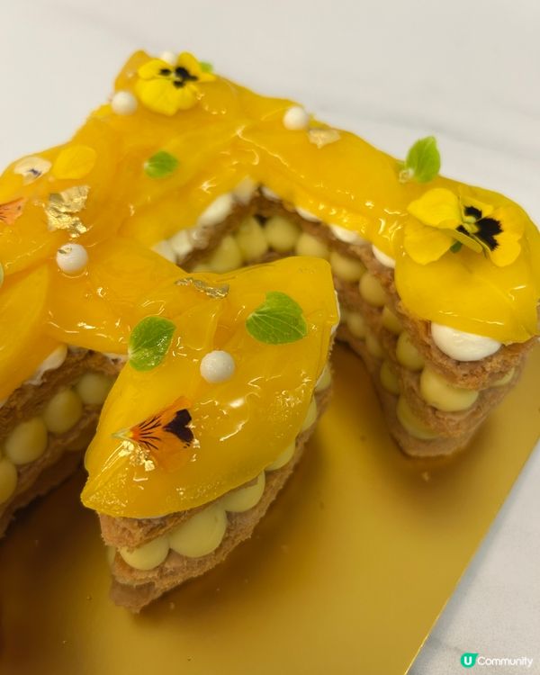 經濟版拿破崙字母蛋糕🎂🍰 