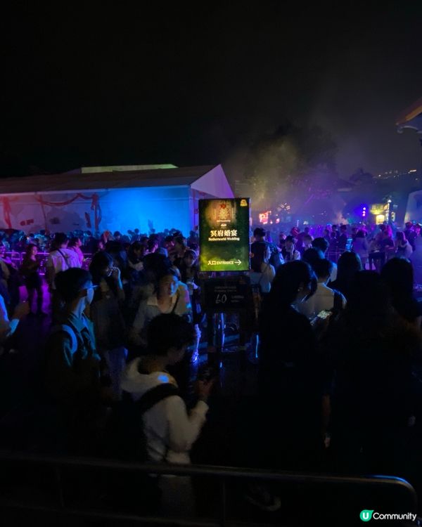 海洋公園鬼屋🎃  人山人海😱