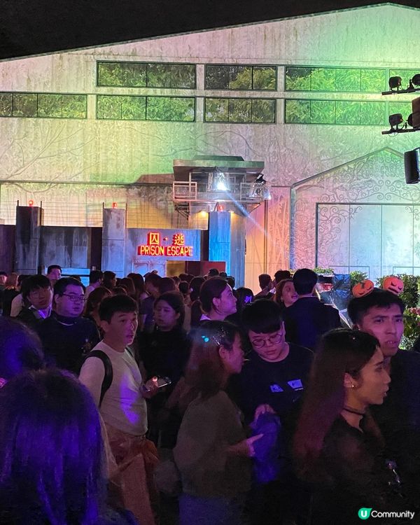 海洋公園鬼屋🎃  人山人海😱