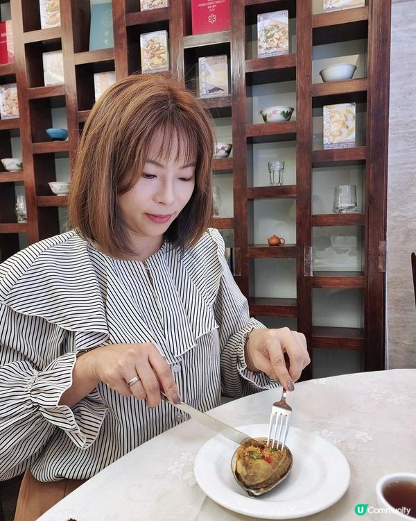 米芝連一星午餐鋸鮑魚