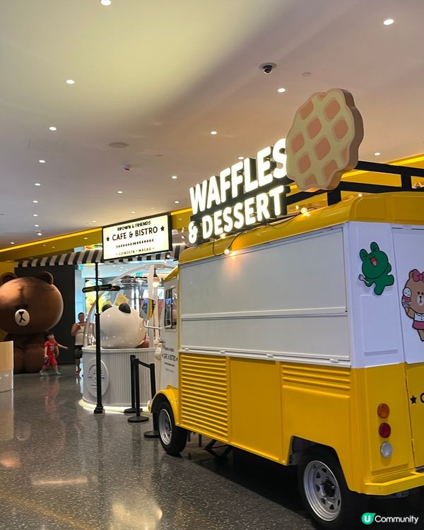 澳門 line brown & friends cafe