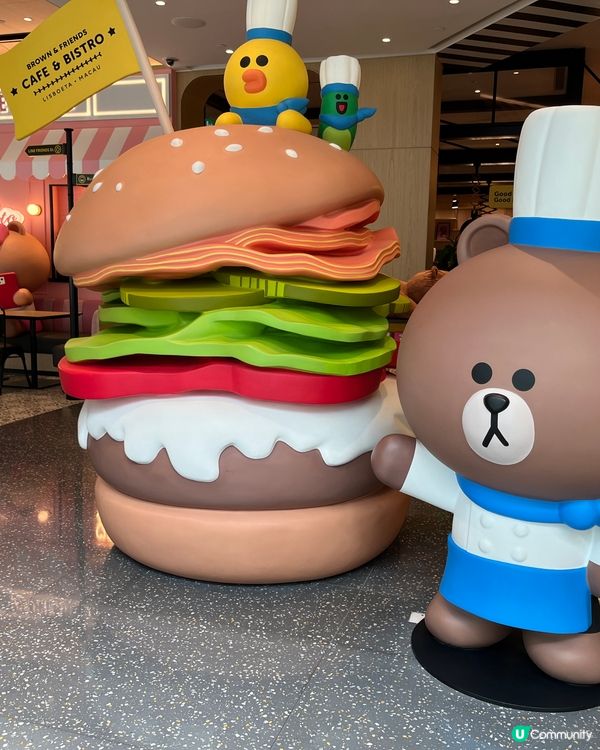 澳門 line brown & friends cafe