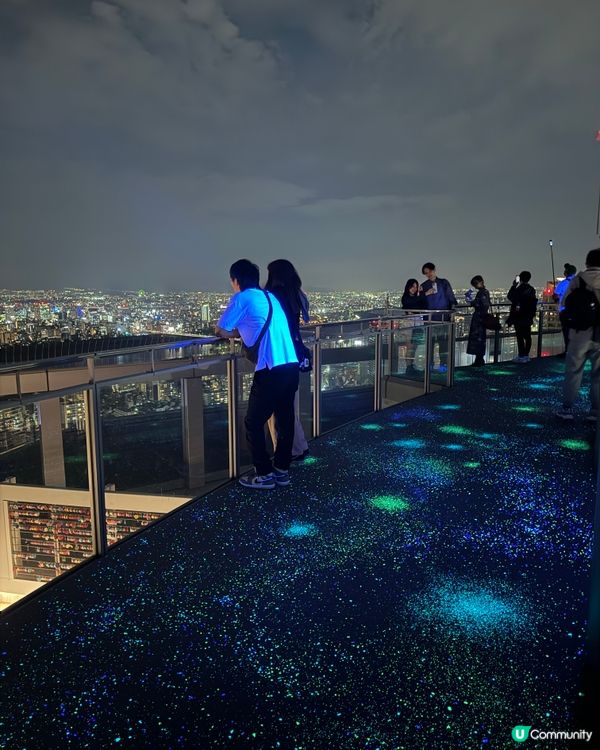 大阪梅田藍天大廈 (空中庭園展望台）漫步浪漫夜景💙