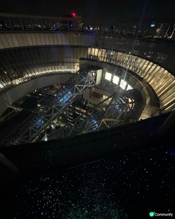 大阪梅田藍天大廈 (空中庭園展望台）漫步浪漫夜景💙