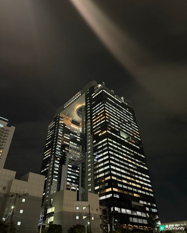 大阪梅田藍天大廈 (空中庭園展望台）漫步浪漫夜景💙
