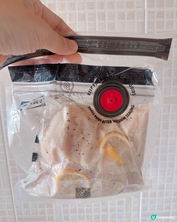 慢煮黑椒檸檬雞胸😋  簡單易做，冇慢煮機都得！