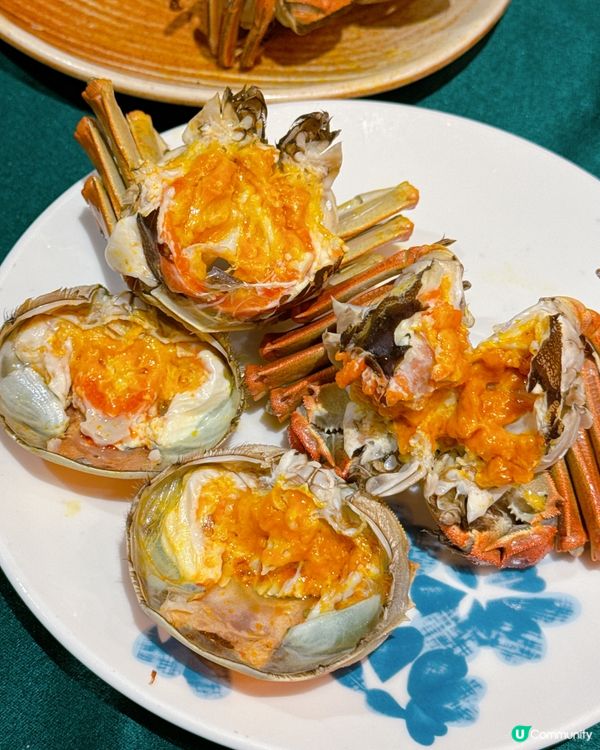 食蟹季節到啦🦀  
東海薈皇者大閘蟹餐！