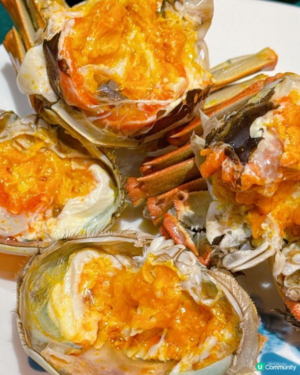 食蟹季節到啦🦀  
東海薈皇者大閘蟹餐！
