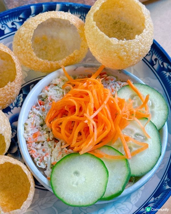 🦀 南越蟹肉醬脆球餅，香脆惹味！😋