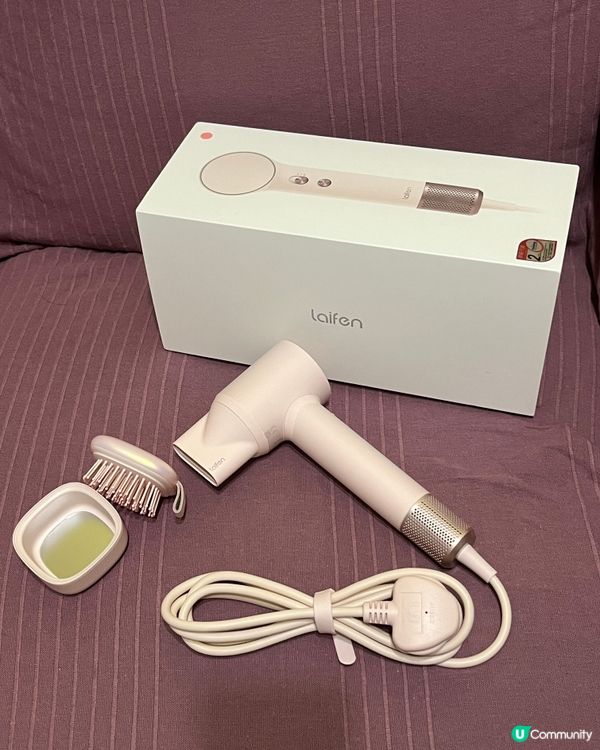 粉紅色Laifen Mini負離子高速風筒