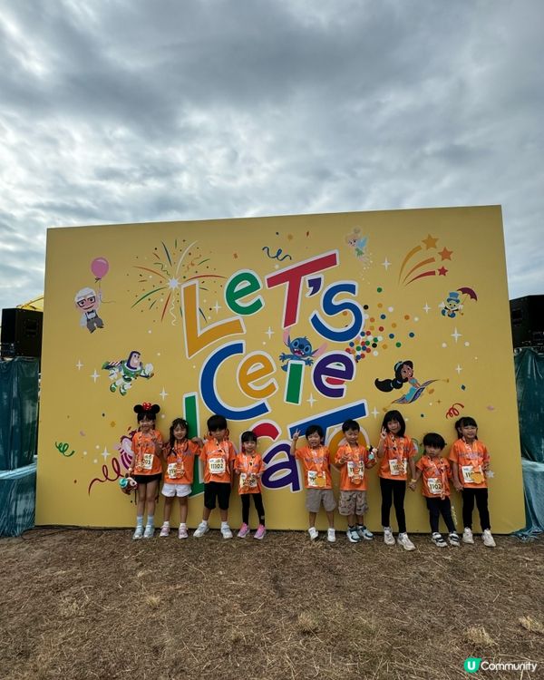 細細跑200米🏆米奇獎牌勁得意🤩