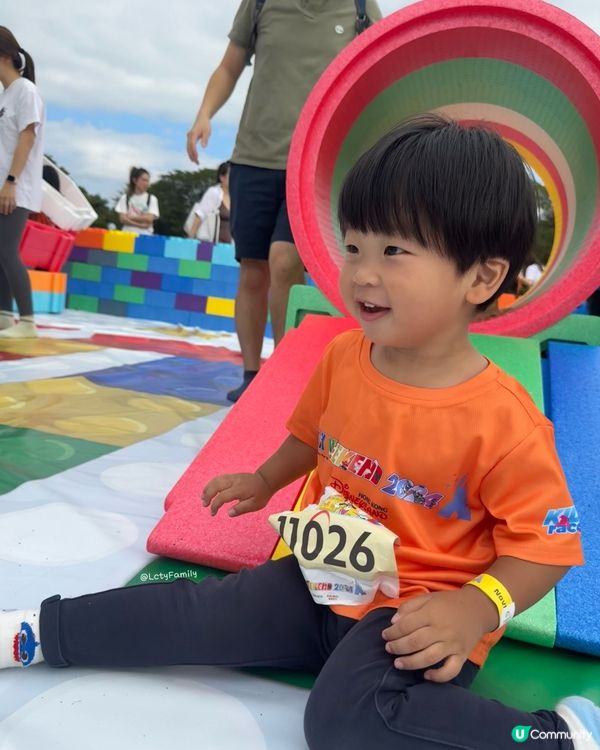 細細跑200米🏆米奇獎牌勁得意🤩