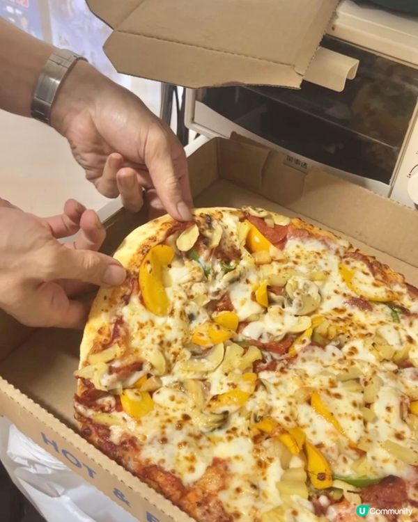 外賣自取PizzaBox 21:00或打後折上折🍕😋