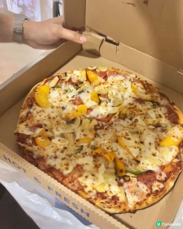 外賣自取PizzaBox 21:00或打後折上折🍕😋