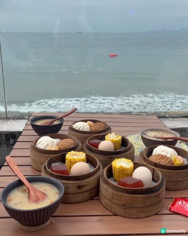 深圳南澳之旅🏖️早餐+無敵大海景