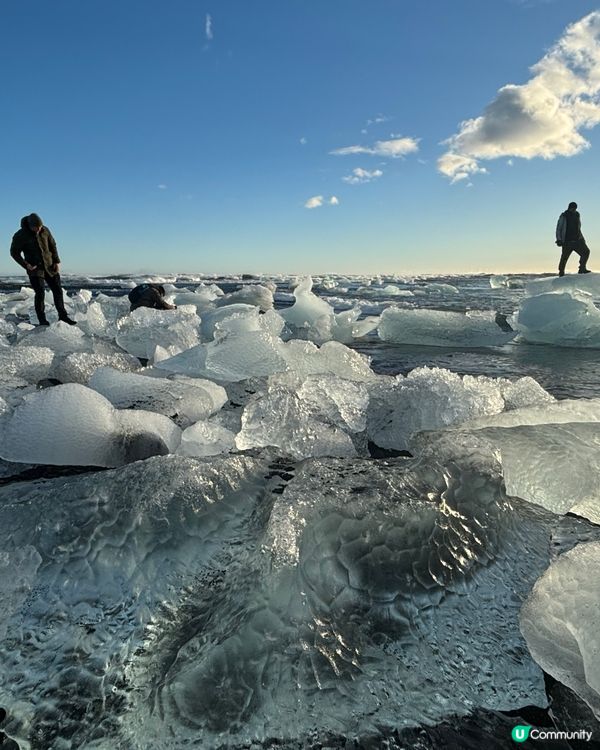 冰島鑽石冰沙灘,驚艷絕倫