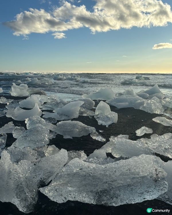 冰島鑽石冰沙灘,驚艷絕倫
