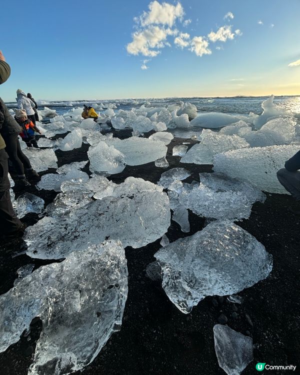 冰島鑽石冰沙灘,驚艷絕倫
