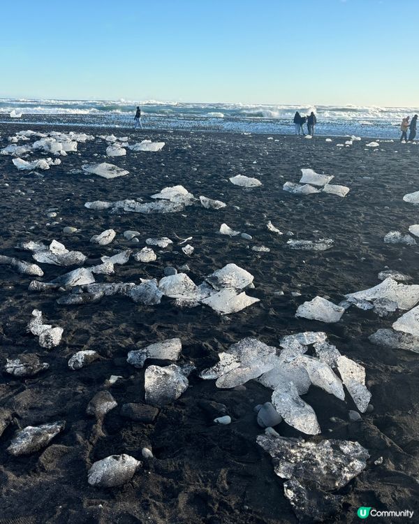 冰島鑽石冰沙灘,驚艷絕倫