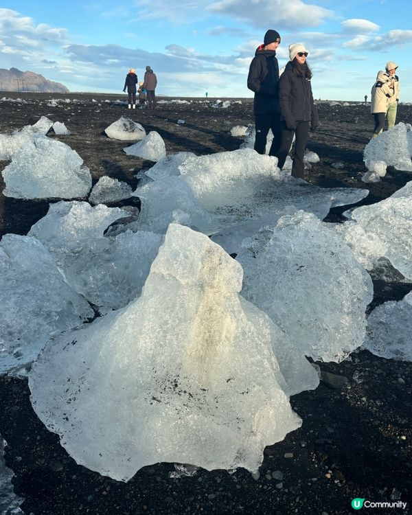 冰島鑽石冰沙灘,驚艷絕倫