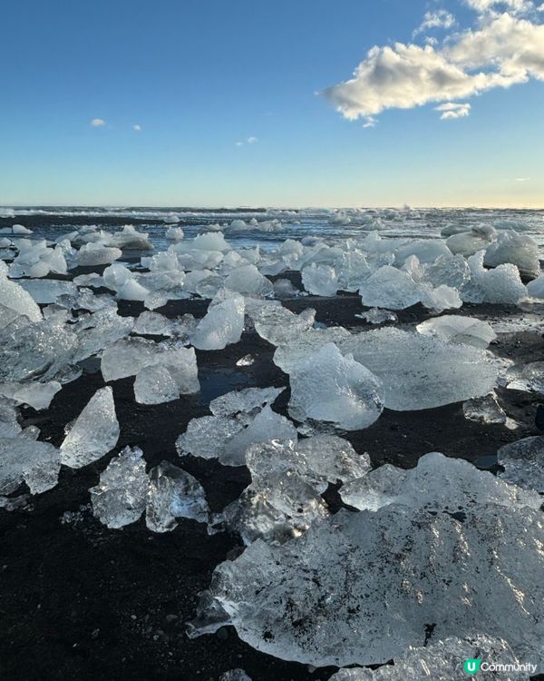 冰島鑽石冰沙灘,驚艷絕倫