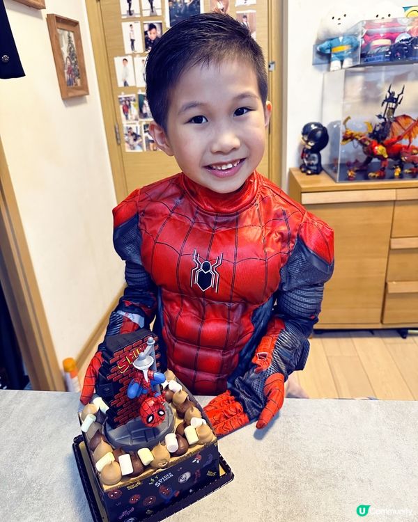 蜘蛛俠特色投影蛋糕