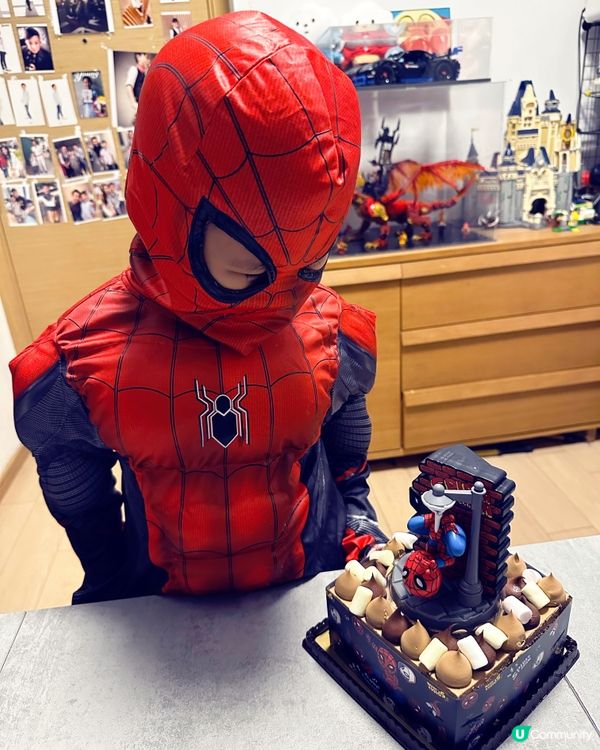 蜘蛛俠特色投影蛋糕