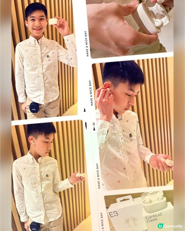 平時功課這麼繁重,生活節奏這麼急促,我在課餘的時候也喜歡聆聽...